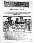 The First Act, a satirical play against William Prynne by English School