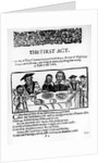 The First Act, a satirical play against William Prynne by English School