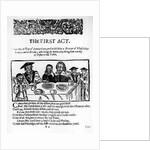 The First Act, a satirical play against William Prynne by English School