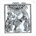 Witches Making a Spell by German School