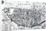 Map of Antwerp by Dutch School
