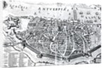 Map of Antwerp by Dutch School