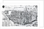 Map of Antwerp by Dutch School