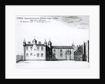 The Parliament House in Edinburgh by Wenceslaus (after) Hollar