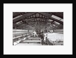 Interior of a Cotton Mill by English School