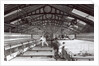 Interior of a Cotton Mill by English School