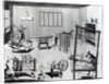 The Second Plate of the Woollen Manufacture Exhibiting the Art of Spinning, Reeling, Warping and Weaving Woollen Cloth by English School