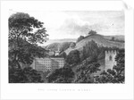 Two Upper Cotton Works, New Lanark Textile mills, 1796 by English School
