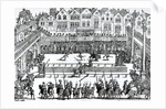 A Jousting Scene by English School