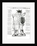 The English Irish Soldier, with his New Discipline, New Arms, Old Stomach, and New Taken Pillage: Who had Rather Eat than Fight, satirical broadsheet, pub. 1642 by English School