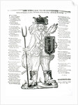 The English Irish Soldier, with his New Discipline, New Arms, Old Stomach, and New Taken Pillage: Who had Rather Eat than Fight, satirical broadsheet, pub. 1642 by English School