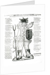 The English Irish Soldier, with his New Discipline, New Arms, Old Stomach, and New Taken Pillage: Who had Rather Eat than Fight, satirical broadsheet, pub. 1642 by English School