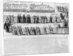 The Solemn Mock Procession of the Pope, Cardinals, Jesuits and Fryers Through the City of London on 'Queen Elizabeth's Day', 17th November 1679 by English School