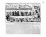The Solemn Mock Procession of the Pope, Cardinals, Jesuits and Fryers Through the City of London on 'Queen Elizabeth's Day', 17th November 1679 by English School