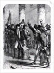 A Meeting of the Irish Volunteers in the Church of Dungannon, in 1784 by English School