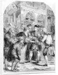 Change Alley during the phrenzy of the South Sea Bubble by English School