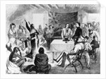 Sitting Bull Council, 1877 by American School