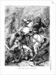 Stephen Taken Prisoner by Forces of Matilda in 1141 by Felix Philippoteaux (after)