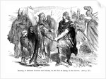 Meeting of Edmund Ironside and Canute on the Isle of Alney in the Severn in 1016 by English School