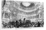 Meeting of the Anti-Corn Law League in Drury Lane Theatre by English School