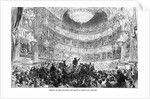 Meeting of the Anti-Corn Law League in Drury Lane Theatre by English School