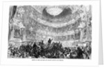Meeting of the Anti-Corn Law League in Drury Lane Theatre by English School