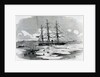 Ship exploring the Arctic by English School
