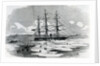 Ship exploring the Arctic by English School
