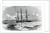 Ship exploring the Arctic by English School