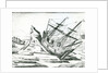 Sailing ship stranded on Iceberg by Theodor de Bry