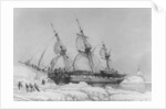 The Astrolabe in Pack-Ice, 1838 by Auguste Etienne Francois Mayer