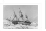 The Astrolabe in Pack-Ice, 1838 by Auguste Etienne Francois Mayer