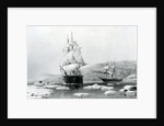 HMS Assistance and Pioneer breaking out of Winter quarters in 1854 by English School