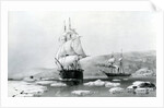 HMS Assistance and Pioneer breaking out of Winter quarters in 1854 by English School