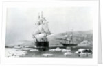 HMS Assistance and Pioneer breaking out of Winter quarters in 1854 by English School
