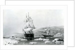 HMS Assistance and Pioneer breaking out of Winter quarters in 1854 by English School