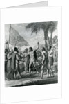 An Indian Cacique of the island of Cuba addressing Columbus concerning a future state by Benjamin West