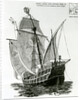 The Caravel 'Santa Maria' by English School