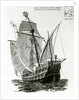 The Caravel 'Santa Maria' by English School