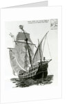 The Caravel 'Santa Maria' by English School