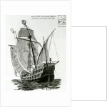 The Caravel 'Santa Maria' by English School