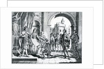Christopher Columbus presenting an account of his discovery of America to the King and Queen of Spain by Charles Grignion