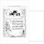 Dear Tom, This Brown Jug that now foams with mild ale..., song sheet from How's illustrated Book of British song by English School