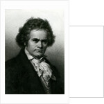 Portrait of Beethoven by Carl Jager