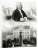 Portrait of Johann Sebastian Bach and Monument, 1850 by Albert Henry Payne