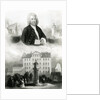 Portrait of Johann Sebastian Bach and Monument, 1850 by Albert Henry Payne