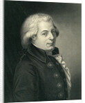 Portrait of Wolfgang Amadeus Mozart Austrian composer by Johann Heinrich Wilhelm Tischbein