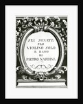 Music cover sheet for violin by Pietro Nardini by Anonymous Anonymous