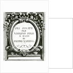 Music cover sheet for violin by Pietro Nardini by Anonymous Anonymous
