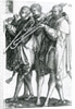 The Brass Players from the series 'The Great Wedding Dances' 1538 by Heinrich Aldegrever